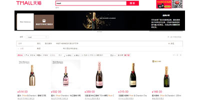 Alibaba teams up with Moët Hennessy