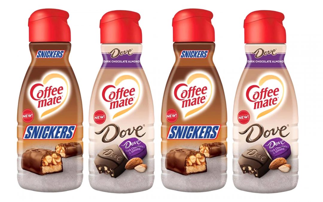 Nestlé USA launches Snickers and Dove Coffee Mate creamers