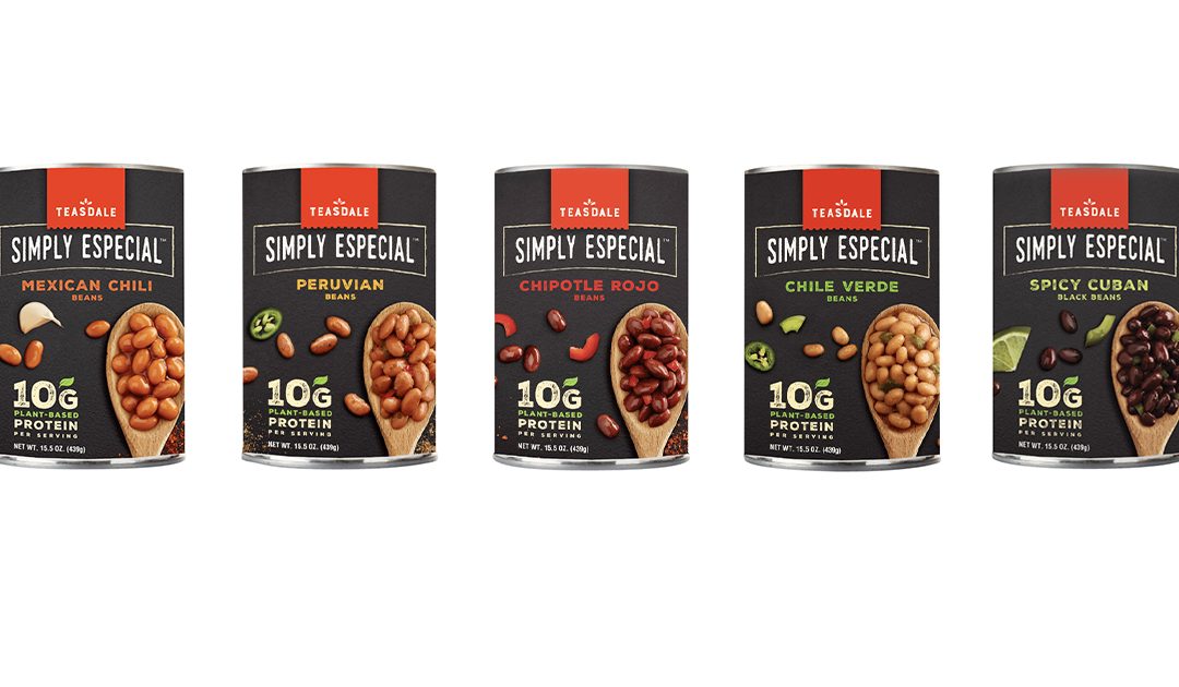 Teasdale Latin Foods launches Simply Especial flavored beans with plant based protein